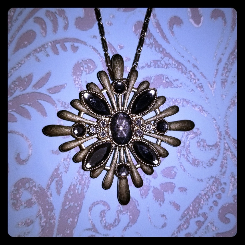 Medallion Long Necklace